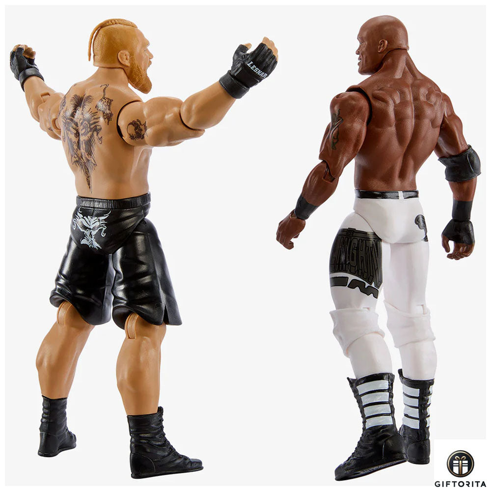 Action Figure WWE Championship Showdoen (P01700) - Brock Lesnar & Bobby Lashley - 2 Pack Series #16