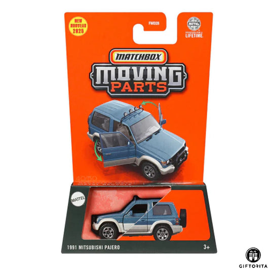Matchbox Moving Parts P00118 – 1991 Mitsubishi Pajero - Blue