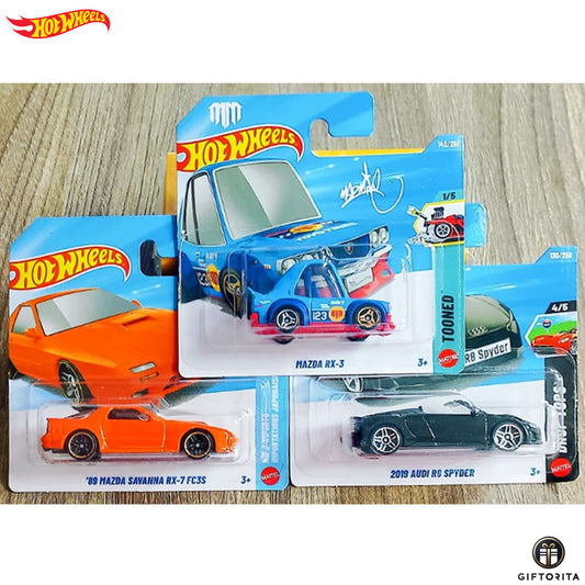 Daily Deals - C : Hot Wheels Mainline Short Card Set of 3 Car