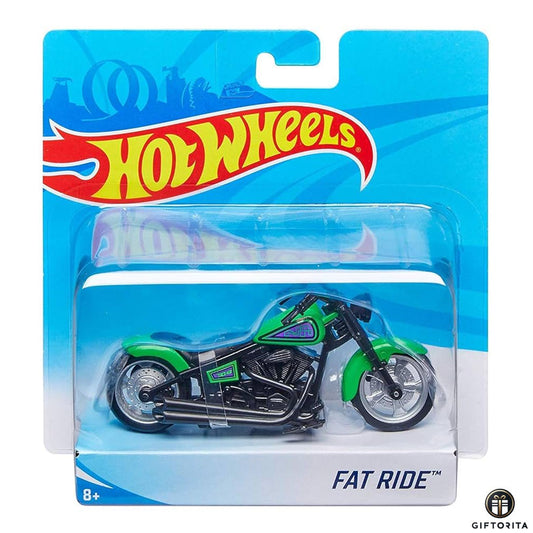 Hot Wheels - 1:18 Street Power Motorcycle (P01702) - Fat Ride