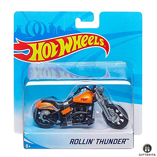 Hot Wheels - 1:18 Street Power Motorcycle (P01702) - Rollin' Thunder