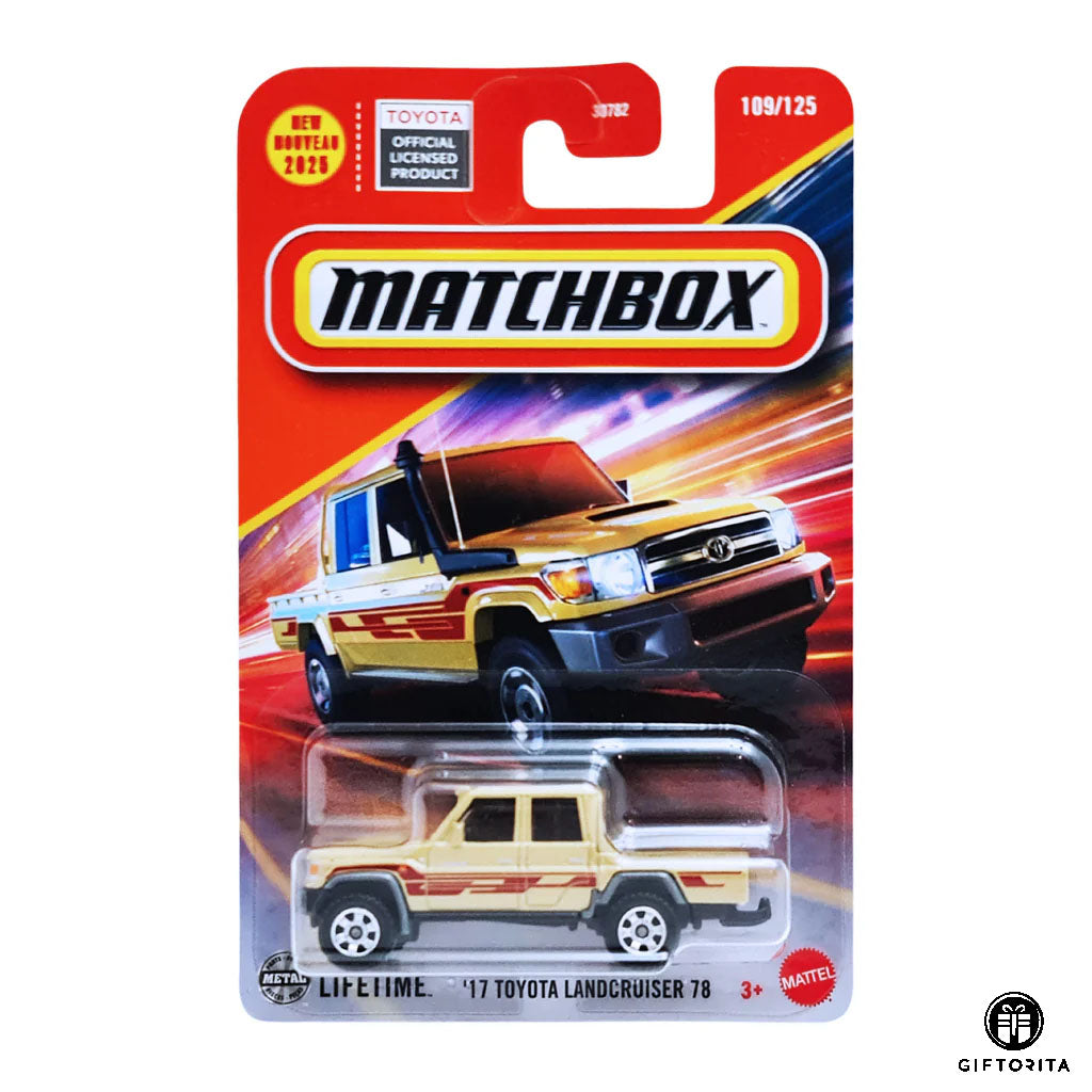 Matchbox Regular Card (P00015) -'17 Toyota Land Landcruiser 78 - 109/125 - Brown