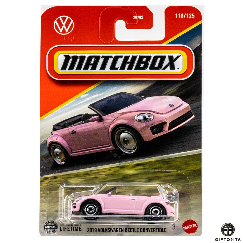 Matchbox Regular Card P00015 - 2019 Volkswagen Beetle Convertible  - 118/125