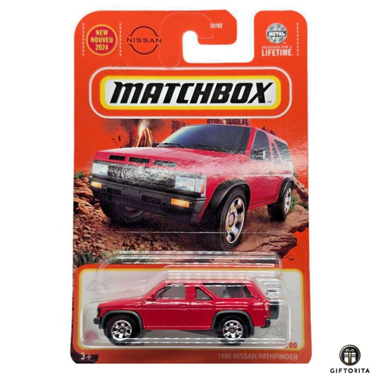 Matchbox Regular Card 2 (P00015) - 1985 Nissan Pathfinder - 54/100 - Red