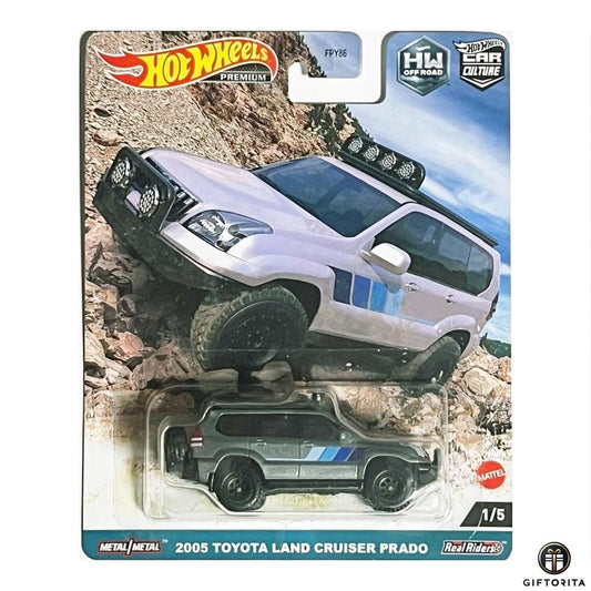 Hot Wheels Premium Single – Fast & Furious – Car Culture - 2005 Toyota Land Cruiser Prado -  1/5 - Ash