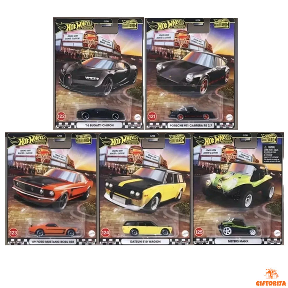 Pre-Order – Hot Wheels Premium Boulevard Set Of 5 # 121 - 125