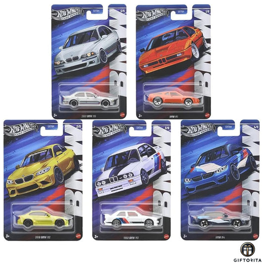Pre-Order - Hot Wheels 2025 BMW Series Set Of 5