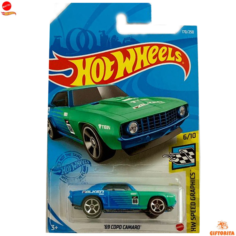 Hot Wheels Regular Camaro - 69 Copo Camaro - 6/10 & 170/250 - Falken