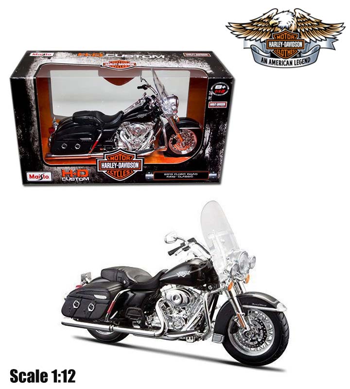 Maisto 1:12 2013 Harley Davidson FLHTK Electra Glide MOTORCYCLE BIKE Model BOXED