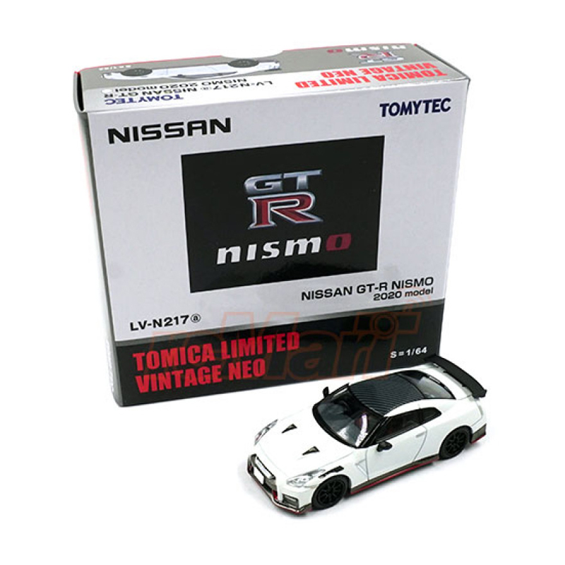 Tomica Limited vintage Neo 1/64 Lv-N217A NISSAN GT-R NISMO modèle 2020 Blanc 