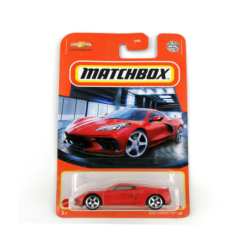 matchbox red corvette