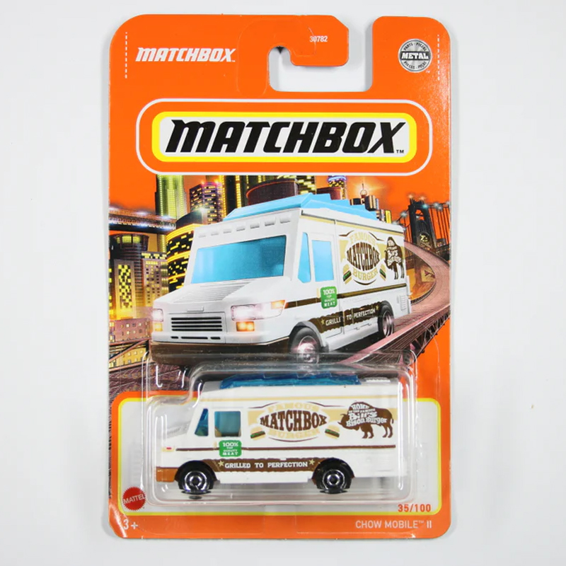 Matchbox regular card – Chow Mobile II – 35/100 White – Giftorita