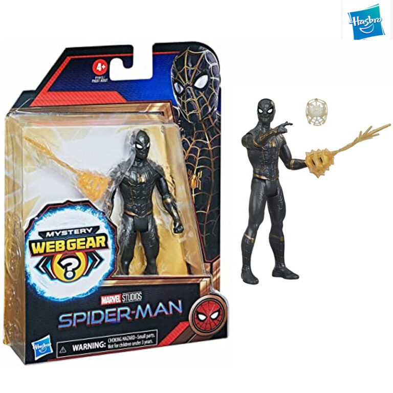 Action Figure Hasbro – Marvel Spider-Man Mystery Webgear – Black and ...