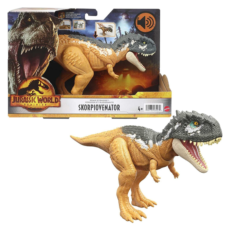 Action Figure – Jurassic World Dominion – Roar Strikers Skorpiovenator ...