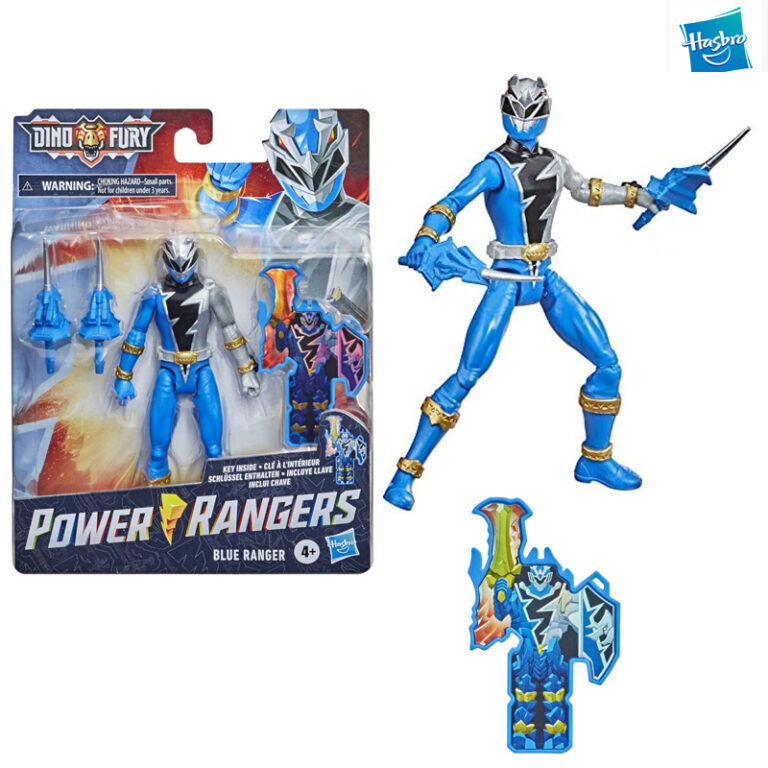 Action Figure Hasbro – Dino Fury Power Rangers – Blue – 6 Inch (Shop ...